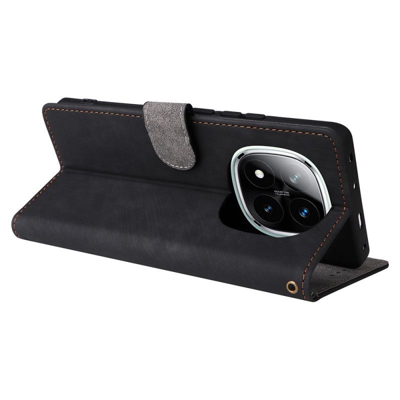 Peněženková Pouzdra Xiaomi Redmi Note 14 Pro 5g Semišová Varianta Řemínku