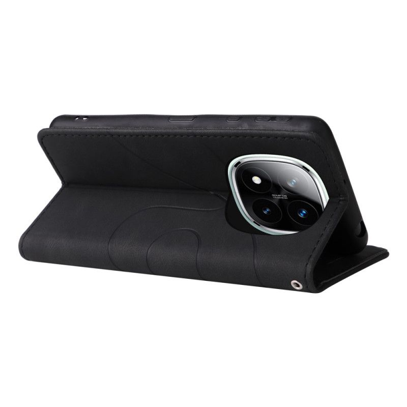 Peněženková Pouzdra Xiaomi Redmi Note 14 Pro Plus 5g Kryty Na Mobil Dvoubarevné Vlnovky