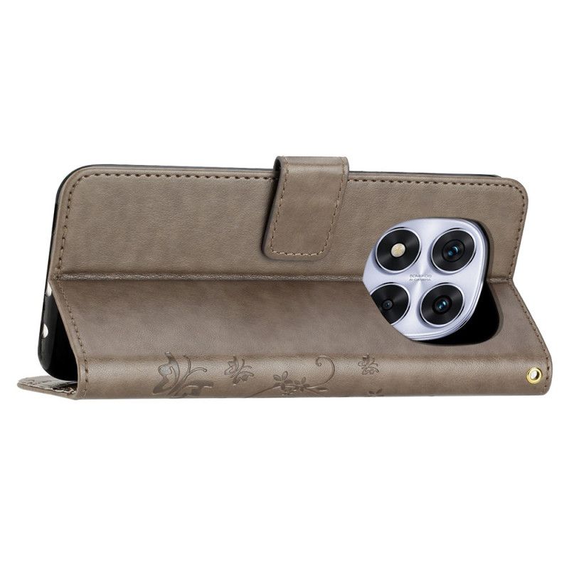 Peněženková Pouzdra Xiaomi Redmi Note 14 Pro Plus 5g Kryty Na Mobil Květinová