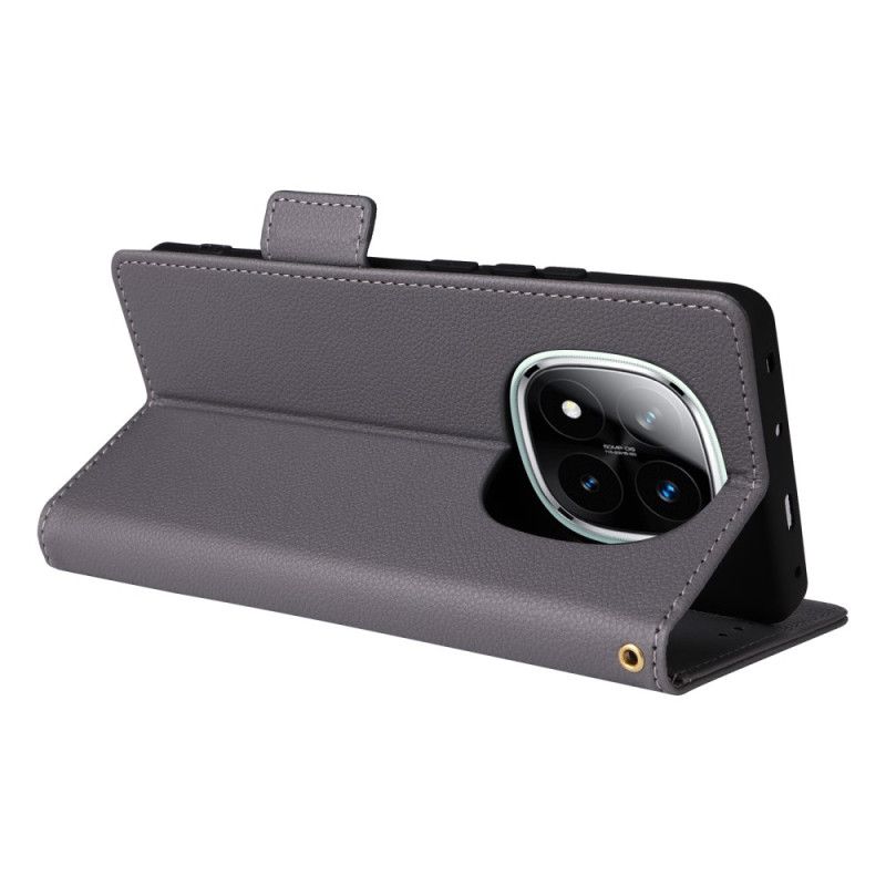 Peněženková Pouzdra Xiaomi Redmi Note 14 Pro Plus 5g Kryty Na Mobil Texturovaný Povrch S Páskem