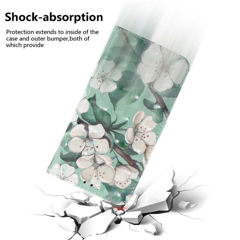 Peněženková Pouzdra Xiaomi Redmi Note 15 5g Akvarelové Květiny