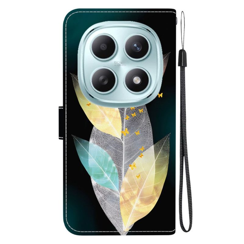 Peněženková Pouzdra Xiaomi Redmi Note 15 5g Kryty Na Mobil Barevné Listy