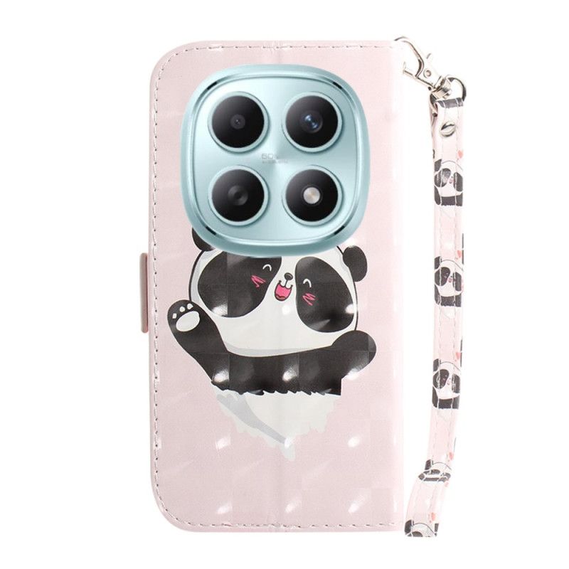 Peněženková Pouzdra Xiaomi Redmi Note 15 5g Kryty Na Mobil Panda S Šňůrkou