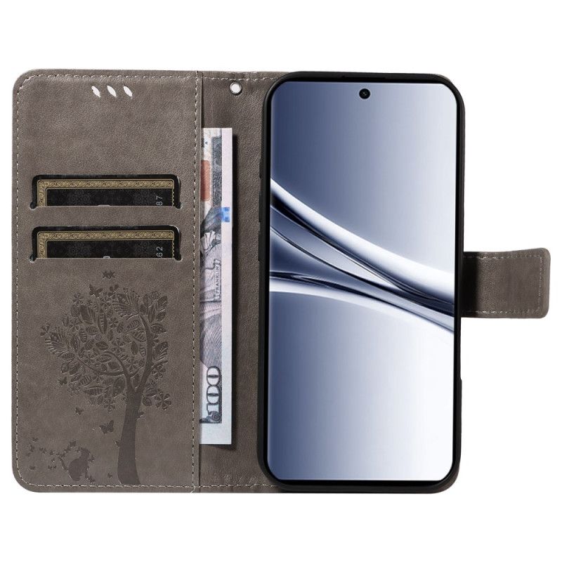 Peněženková Pouzdra Xiaomi Redmi Note 15 5g Kryty Na Mobil Vzor Kočky A Stromu