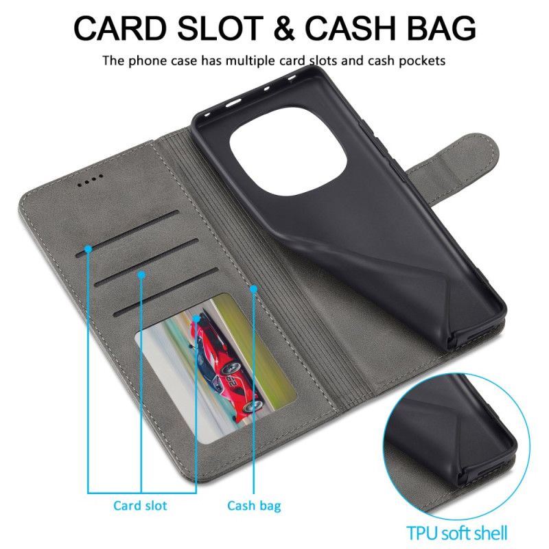 Peněženková Pouzdra Xiaomi Redmi Note 15 5g Lc.imeeke Kožený Efekt