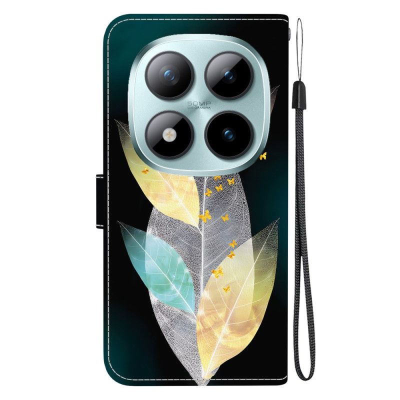 Peněženková Pouzdra Xiaomi Redmi Note 15 Pro 5g Kryty Na Mobil Barevné Listy