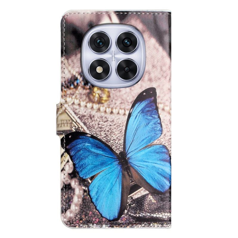 Peněženková Pouzdra Xiaomi Redmi Note 15 Pro 5g Kryty Na Mobil Modrý Motýl