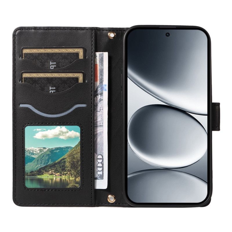 Peněženková Pouzdra Xiaomi Redmi Note 15 Pro 5g Kryty Na Mobil Prošívané S Popruhy