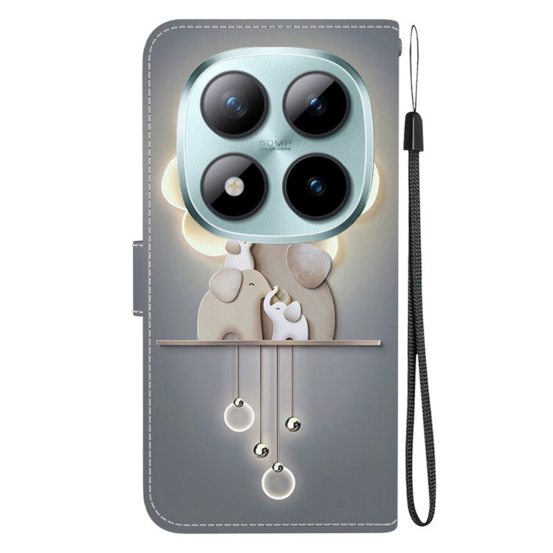 Peněženková Pouzdra Xiaomi Redmi Note 15 Pro 5g Kryty Na Mobil Tři Sloni