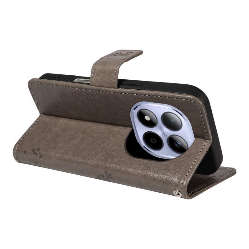 Peněženková Pouzdra Xiaomi Redmi Note 15 Pro 5g Kryty Na Mobil Vzor Kočky A Stromu