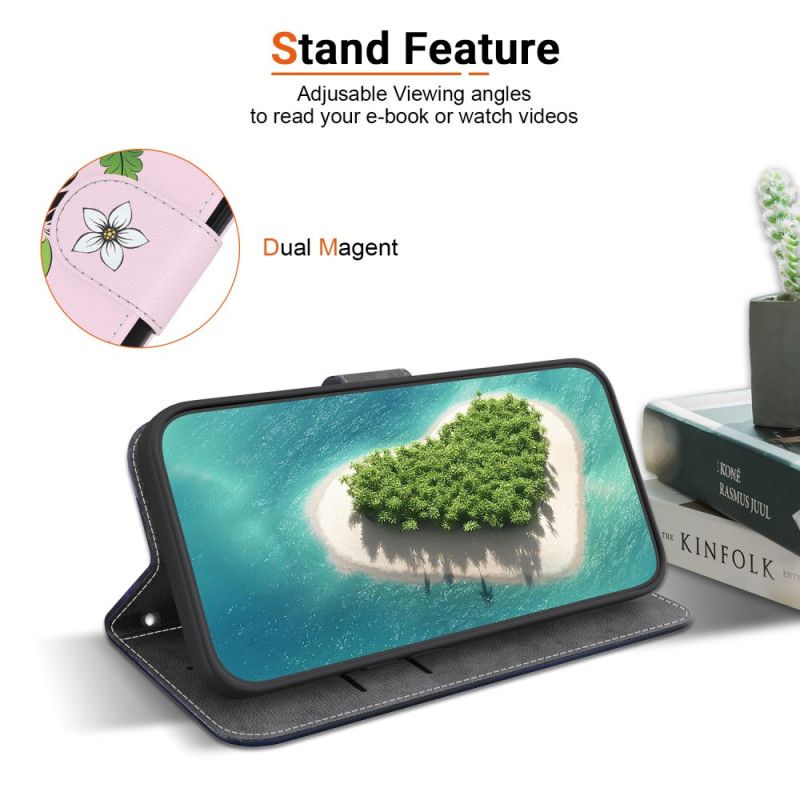 Peněženková Pouzdra Xiaomi Redmi Note 15 Pro 5g Kryty Na Mobil Vzor Lilie