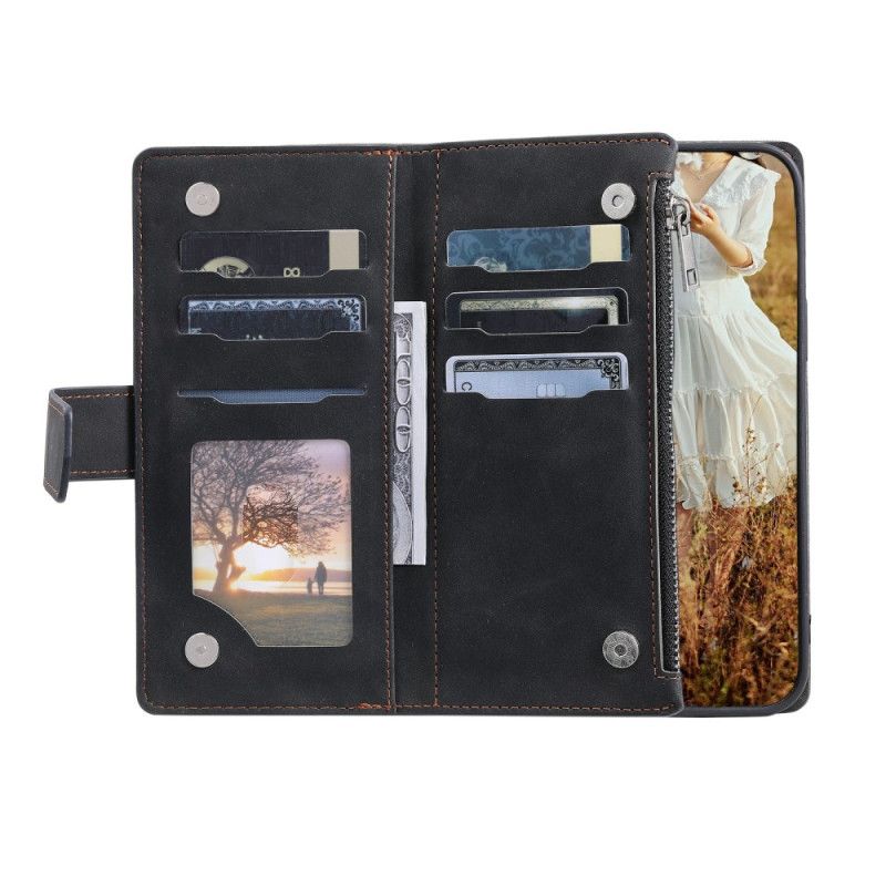 Peněženková Pouzdra Xiaomi Redmi Note 15 Pro 5g Prošívaný Retro Design