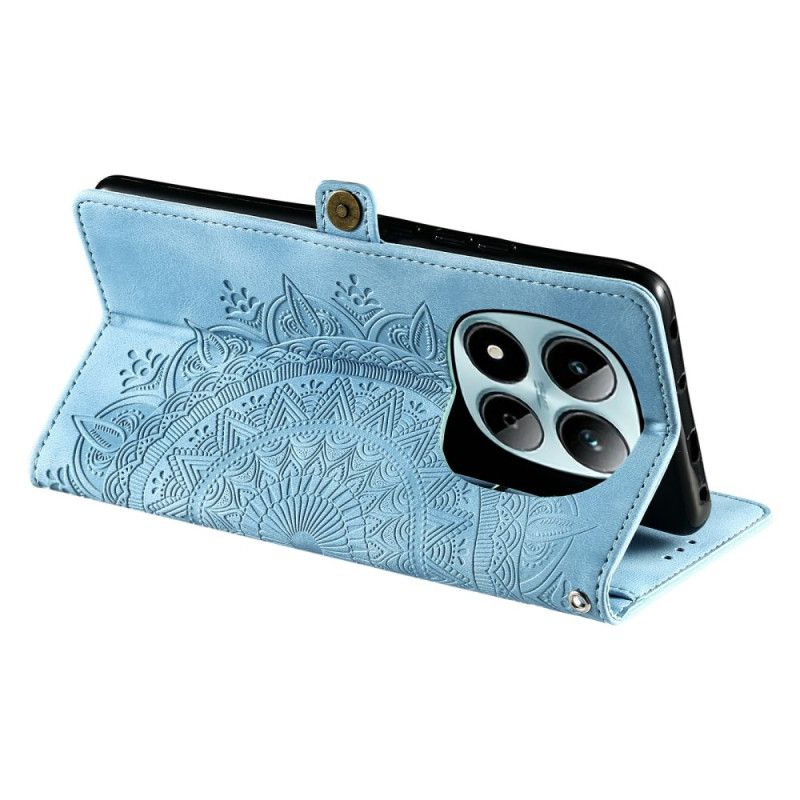 Peněženková Pouzdra Xiaomi Redmi Note 15 Pro 5g Semišový Efekt Mandaly