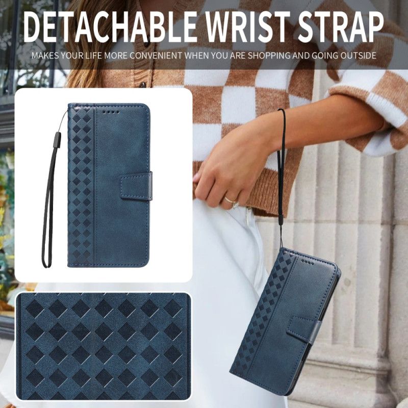 Peněženková Pouzdra Xiaomi Redmi Note 15 Pro Plus 5g Kryty Na Mobil Kostkovaný Vzor Na Okraji