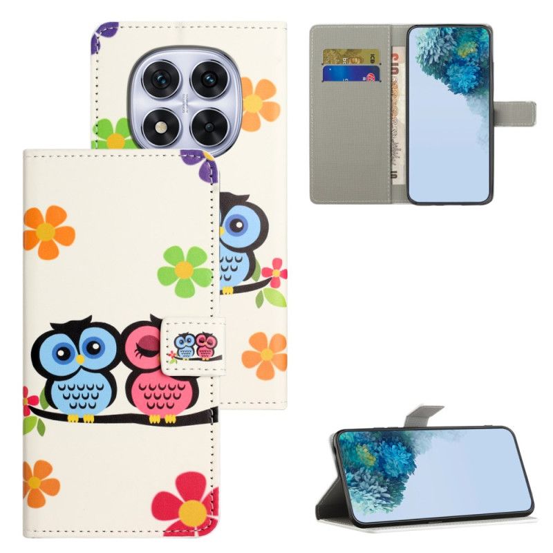 Peněženková Pouzdra Xiaomi Redmi Note 15 Pro Plus 5g Pár Sov