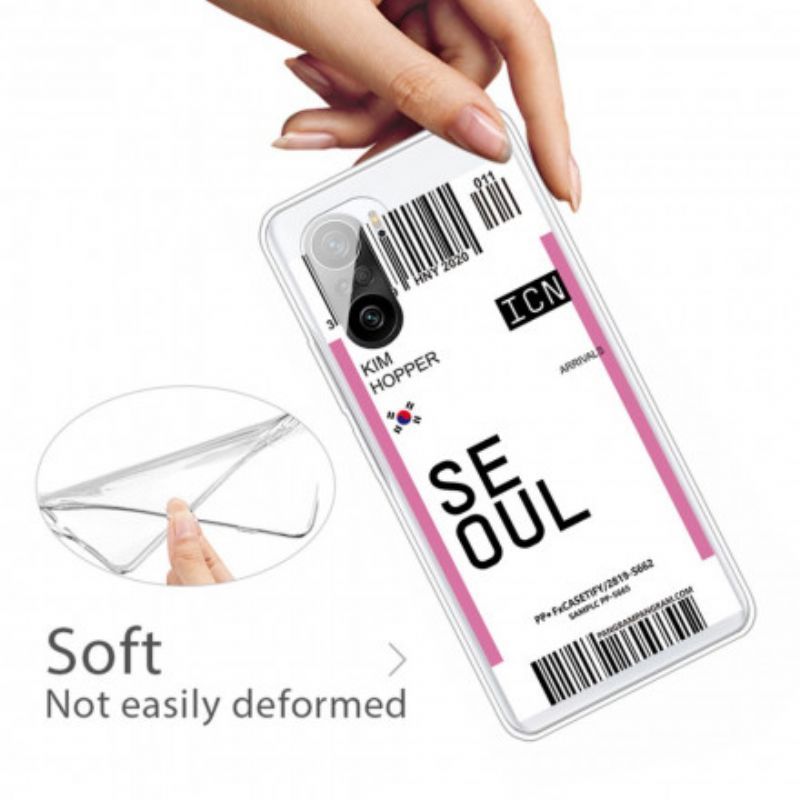 Poco F3 Pouzdro / Xiaomi Mi 11i 5g Palubní Vstupenka Do Soulu
