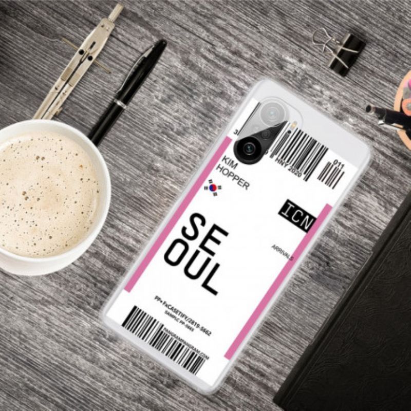 Poco F3 Pouzdro / Xiaomi Mi 11i 5g Palubní Vstupenka Do Soulu