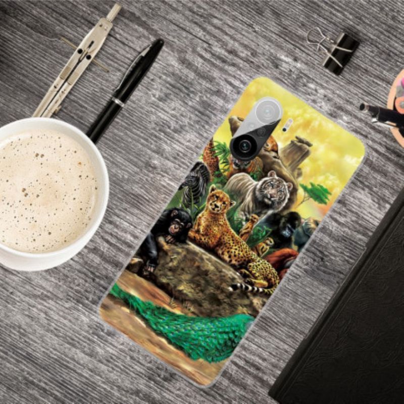 Poco F3 Pouzdro / Xiaomi Mi 11i 5g Safari Zvířata