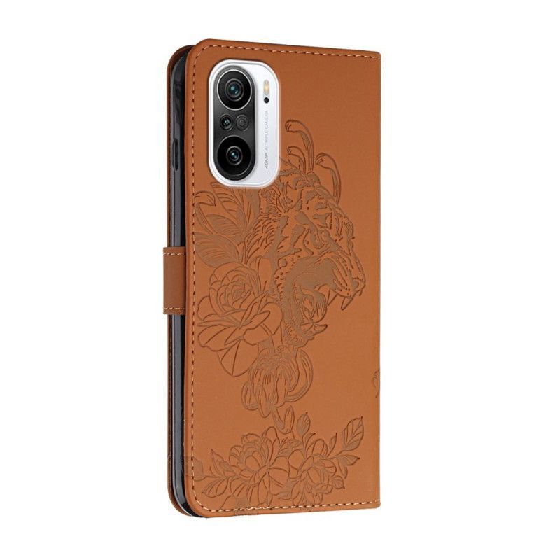 Poco F3 / Xiaomi Mi 11i 5g Barokní Pouzdro S Tygřím Popruhem