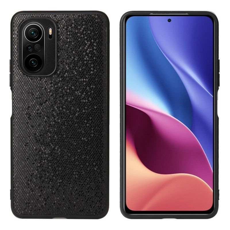Poco F3 / Xiaomi Mi 11i 5g Černé Třpytivé Pouzdro