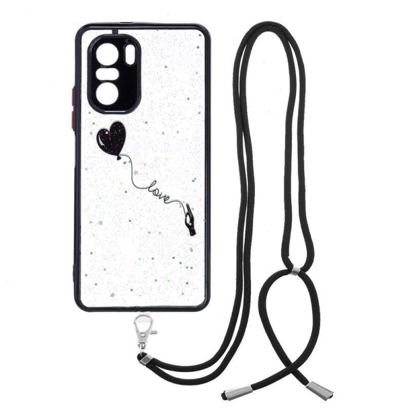 Poco F3 / Xiaomi Mi 11i 5g Love Case Se Šňůrkou