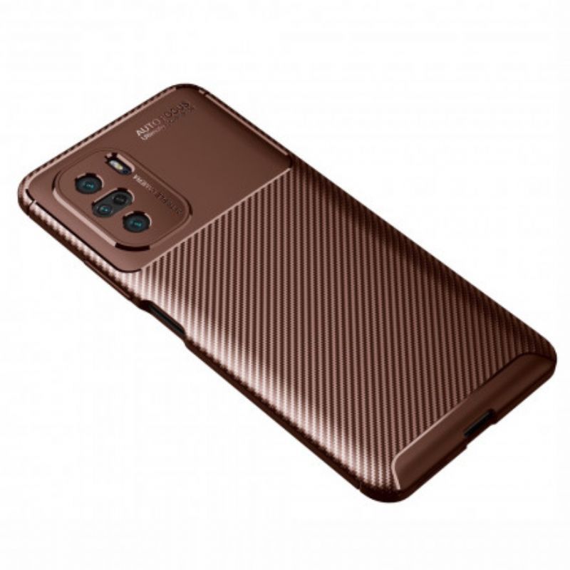 Poco F3 / Xiaomi Mi 11i 5g Pouzdro S Flexibilní Texturou Z Uhlíkových Vláken