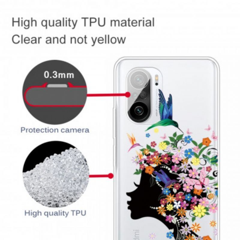 Poco F3 / Xiaomi Mi 11i 5g Pouzdro S Krásnou Květinovou Hlavou