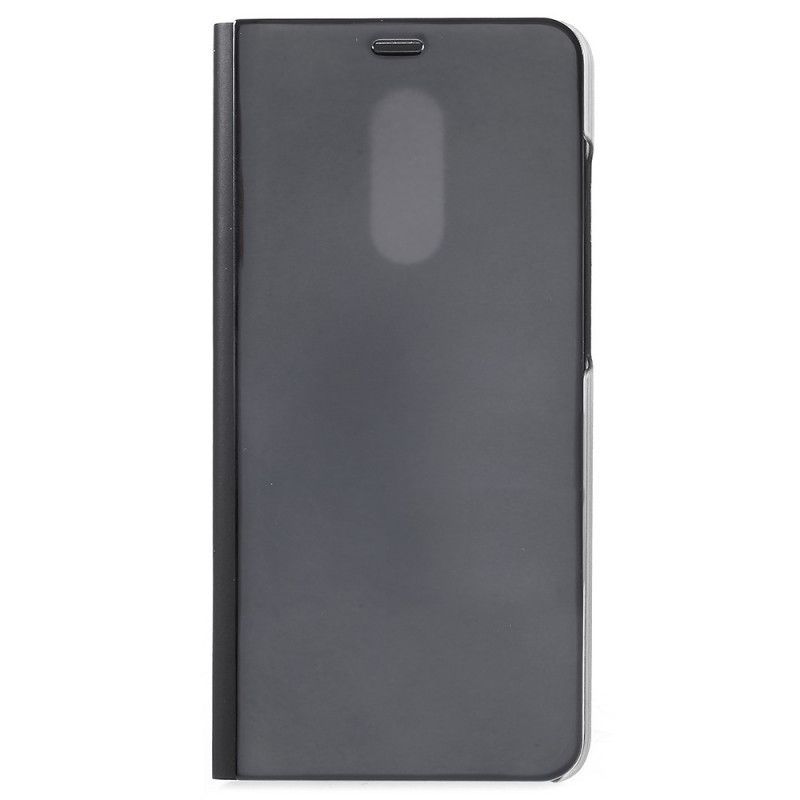 Pohledový Kryt Kryt Xiaomi Redmi 5 Zrcadlo A Kožený Efekt