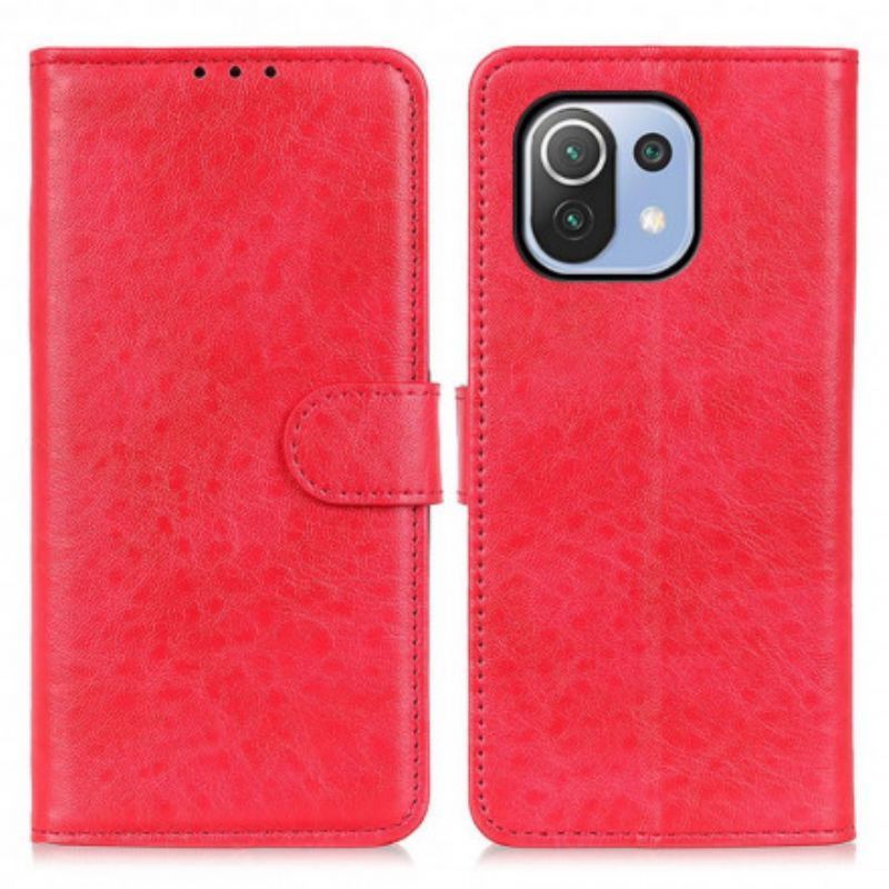 Pouzdro Xiaomi 11 Lite 5g Ne/mi 11 Lite 4g/5g Umělá Texturovaná Kůže