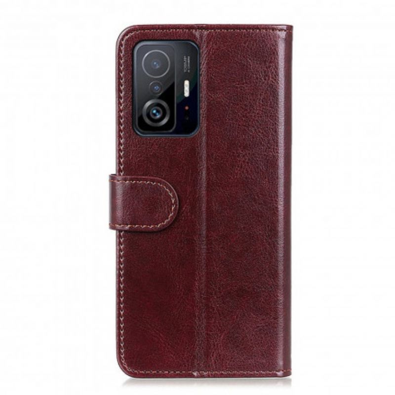 Pouzdro Xiaomi 11t / 11t Pro Jemnost Imitace Kůže