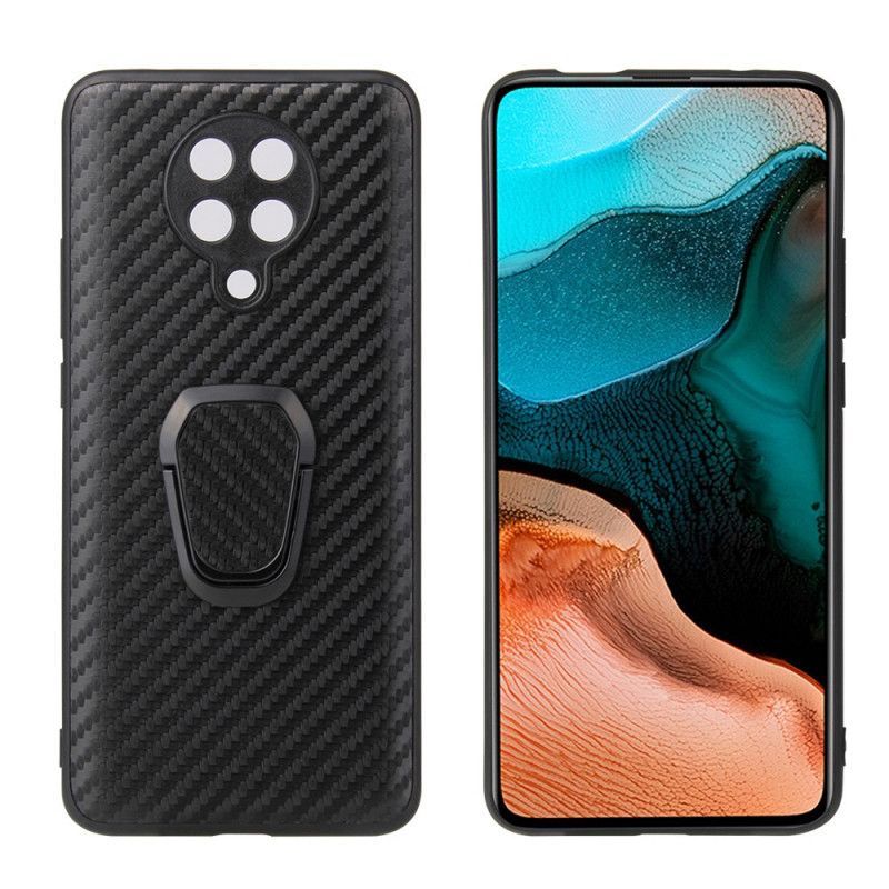 Pouzdro Xiaomi Kryt Na Poco F2 Pro Držák Kroužku Z Uhlíkových Vláken