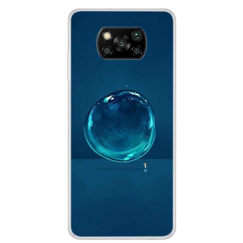 Pouzdro Xiaomi Kryt Poco X3 Kapka Vody