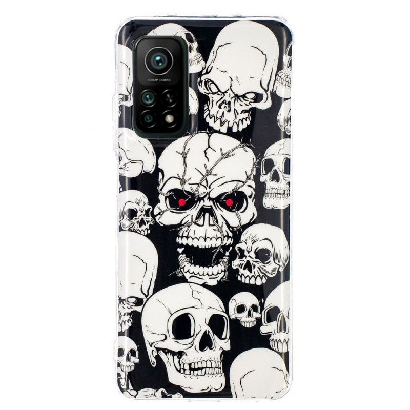 Pouzdro Xiaomi Mi 10t / Mi 10t Pro Pozorování Fluorescenčních Lebek