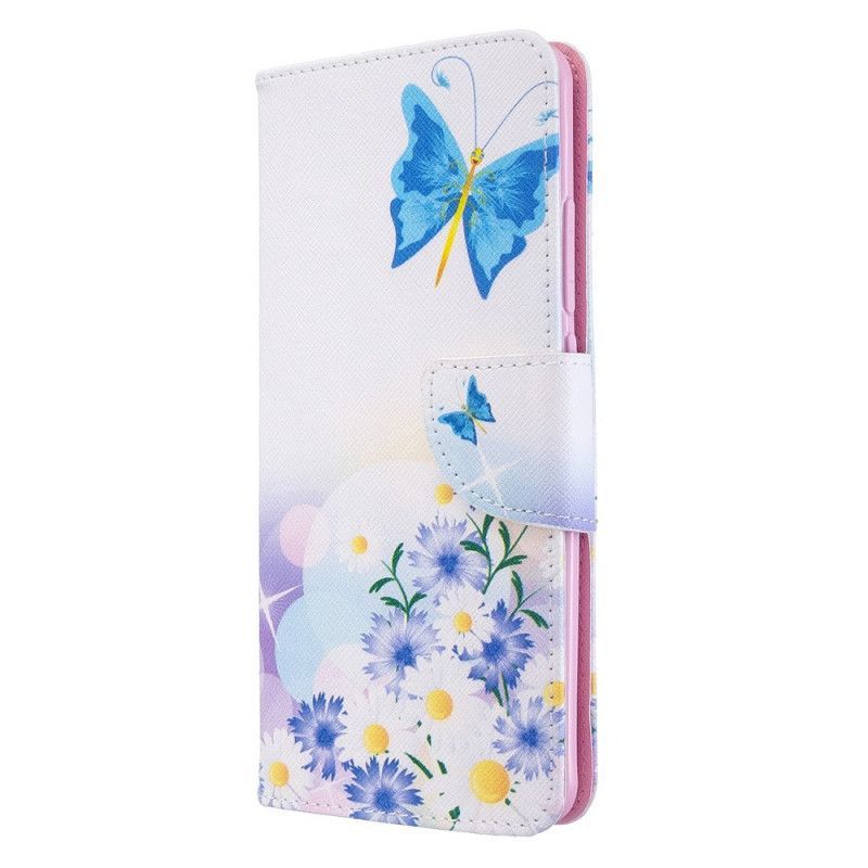 Pouzdro Xiaomi Mi Note 10 / Note 10 Pro Malované Motýly A Květiny