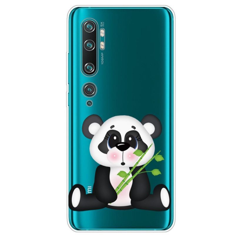 Pouzdro Xiaomi Mi Note 10 / Note 10 Pro Transparentní Smutnou Pandu