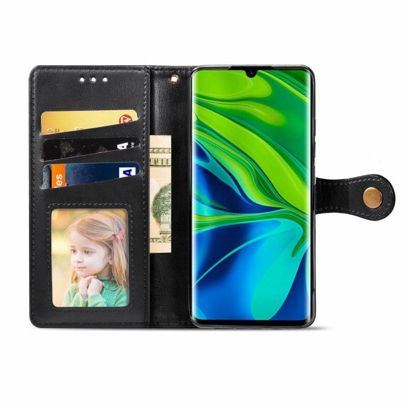 Pouzdro Xiaomi Mi Note 10 / Note 10 Profesionální Kožený Liči Klobouk Princ