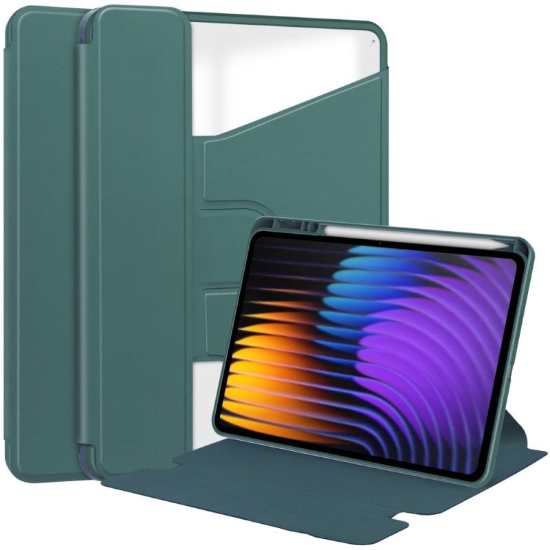 Pouzdro Xiaomi Pad 7 / 7 Pro Kožený Styl S Otočným Stojánkem O