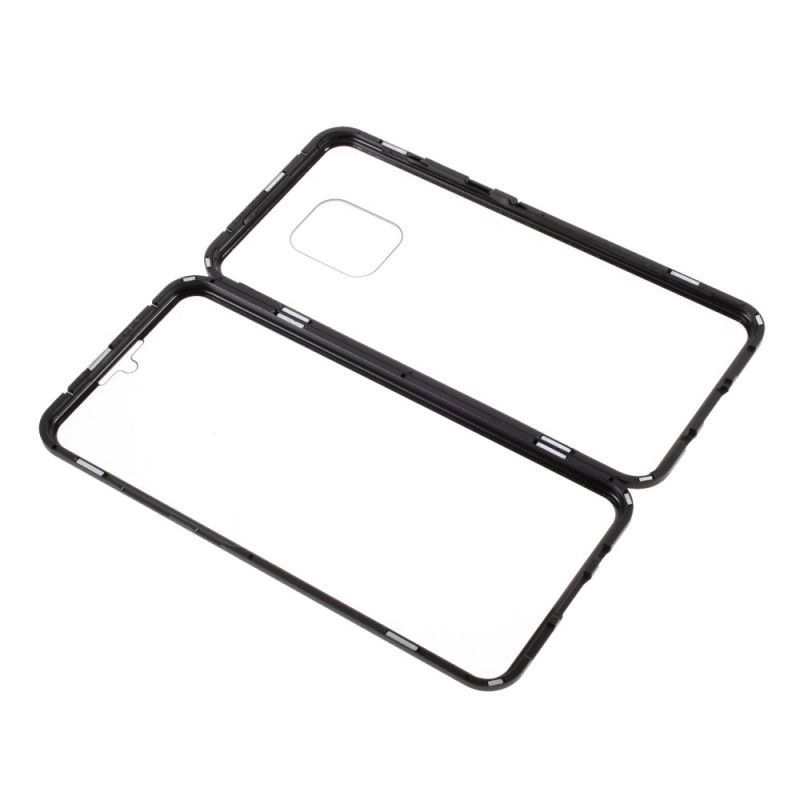 Pouzdro Xiaomi Redmi 10x / 10x Pro Přední A Zadní Tvrzené Sklo A Kov