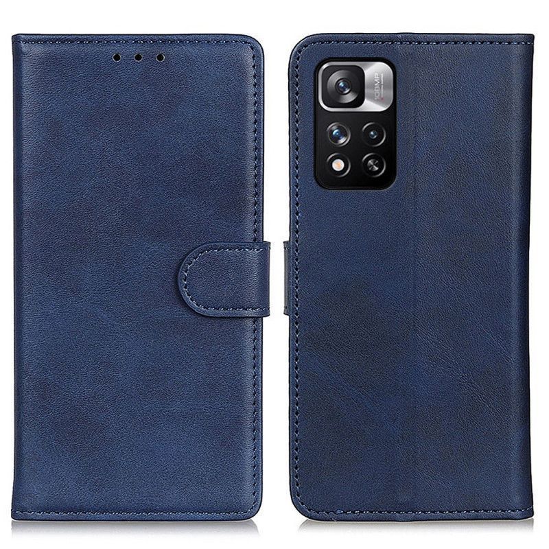 Pouzdro Xiaomi Redmi Note 11 / Poco M4 Pro 5g Matný Kožený Efekt