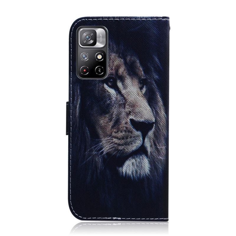 Pouzdro Xiaomi Redmi Note 11 / Poco M4 Pro Dreaming Lion