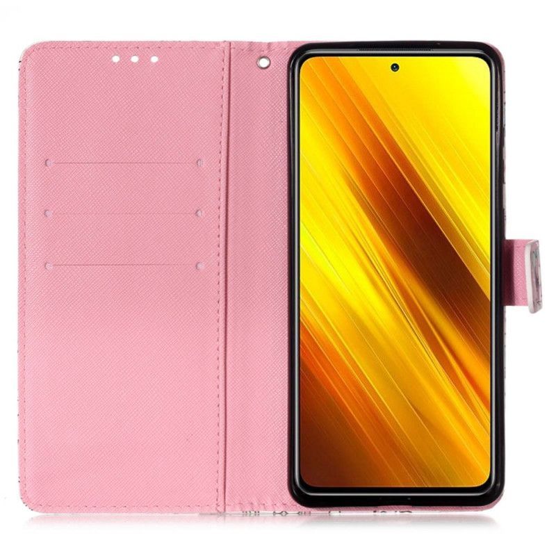 Případ Xiaomi Flipové Pouzdro Poco X3 Nikdy Nepřestávej Snít