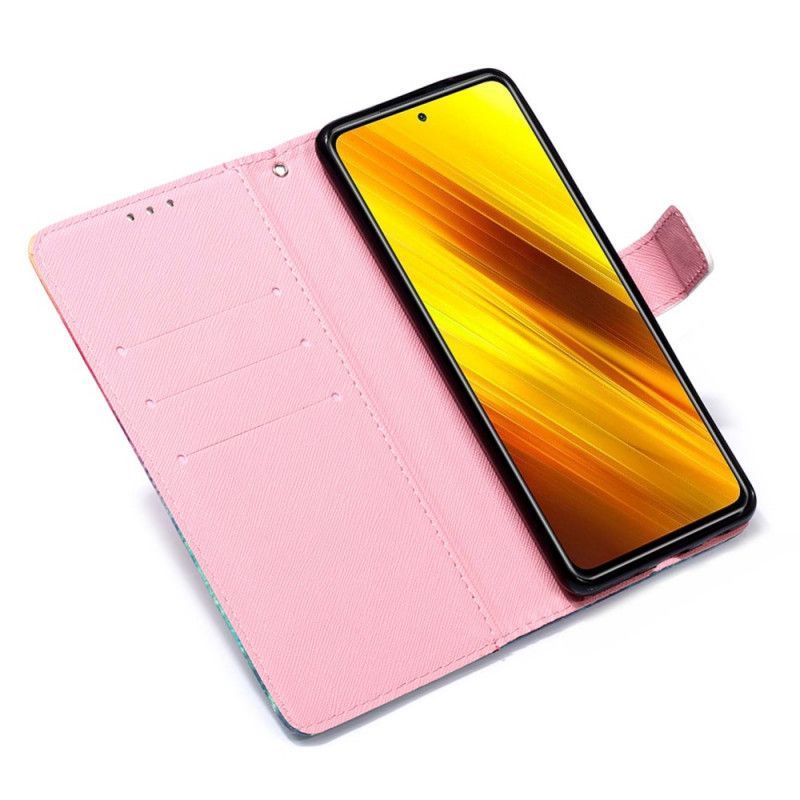 Případ Xiaomi Flipové Pouzdro Poco X3 Nikdy Nepřestávej Snít
