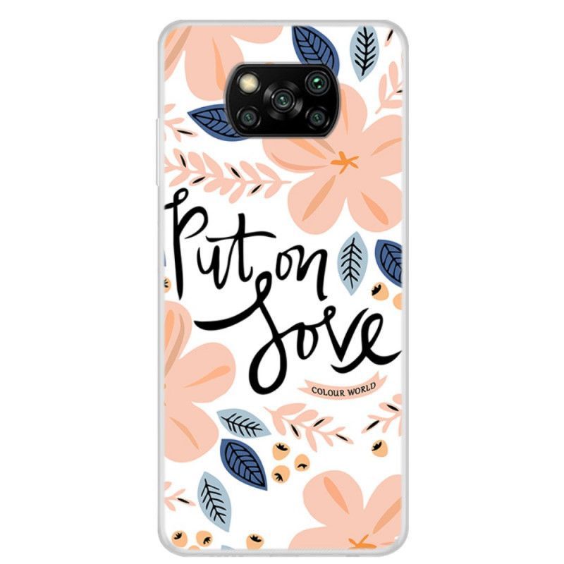 Případ Xiaomi Kryt Poco X3 Nasadil Lásku