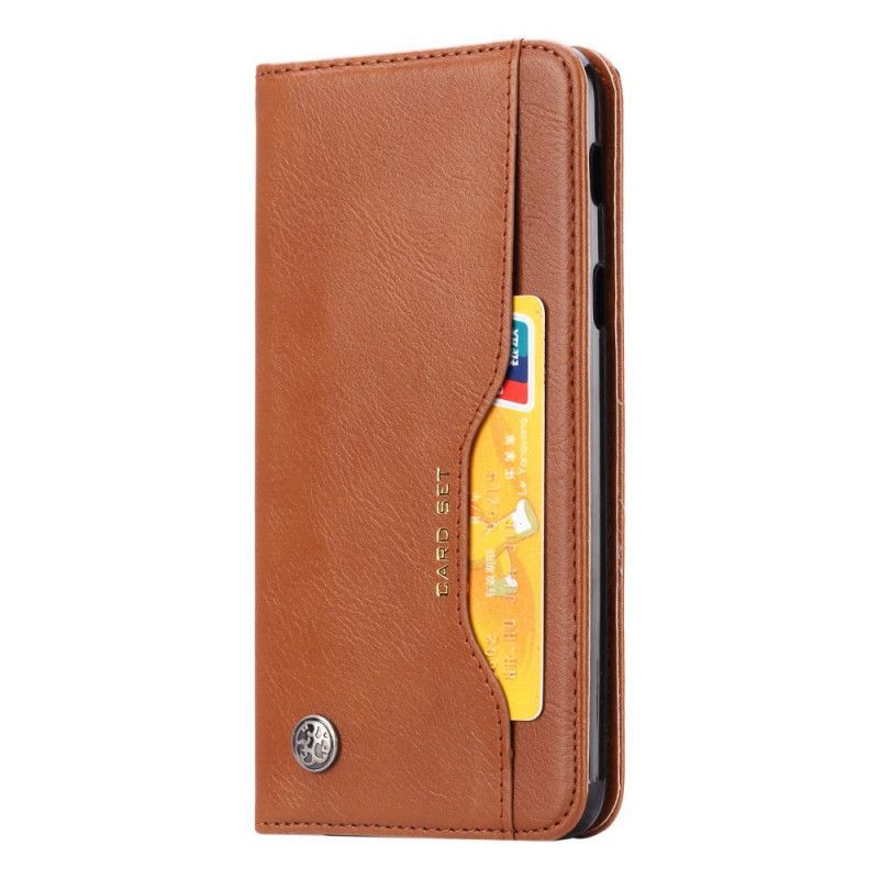 Vyklápěcí Kryt Xiaomi Kožené Pouzdro Folio Pocophone F1 Imitace Kůže Pouzdro Na Karty