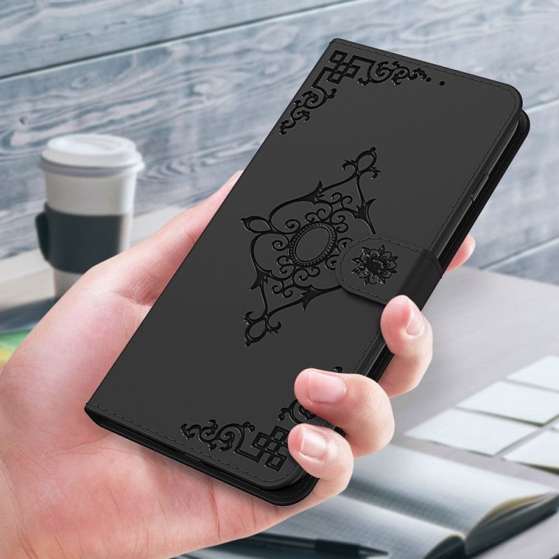 Xaiomi Redmi 9c Barokní Květinový Obal Na Řemínek