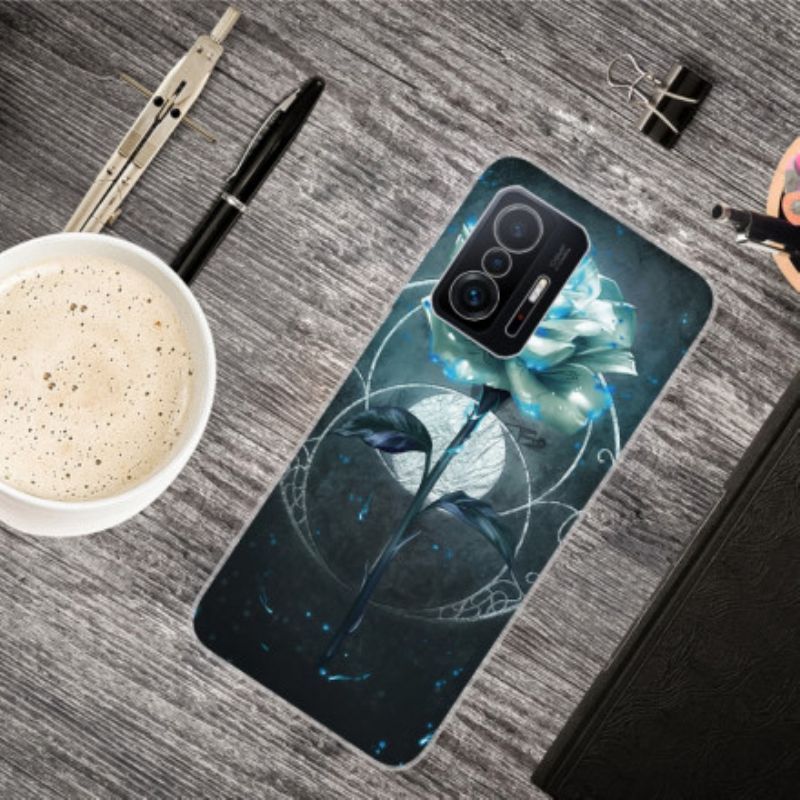 Xiaomi 11t / 11t Pro Flexibilní Pouzdro Růžové Zelené