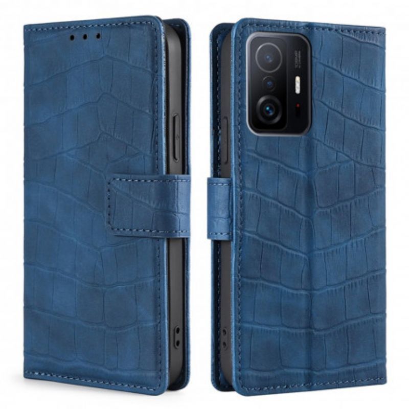 Xiaomi 11t / 11t Pro Krokodýlí Kryt Na Dotek Kůže