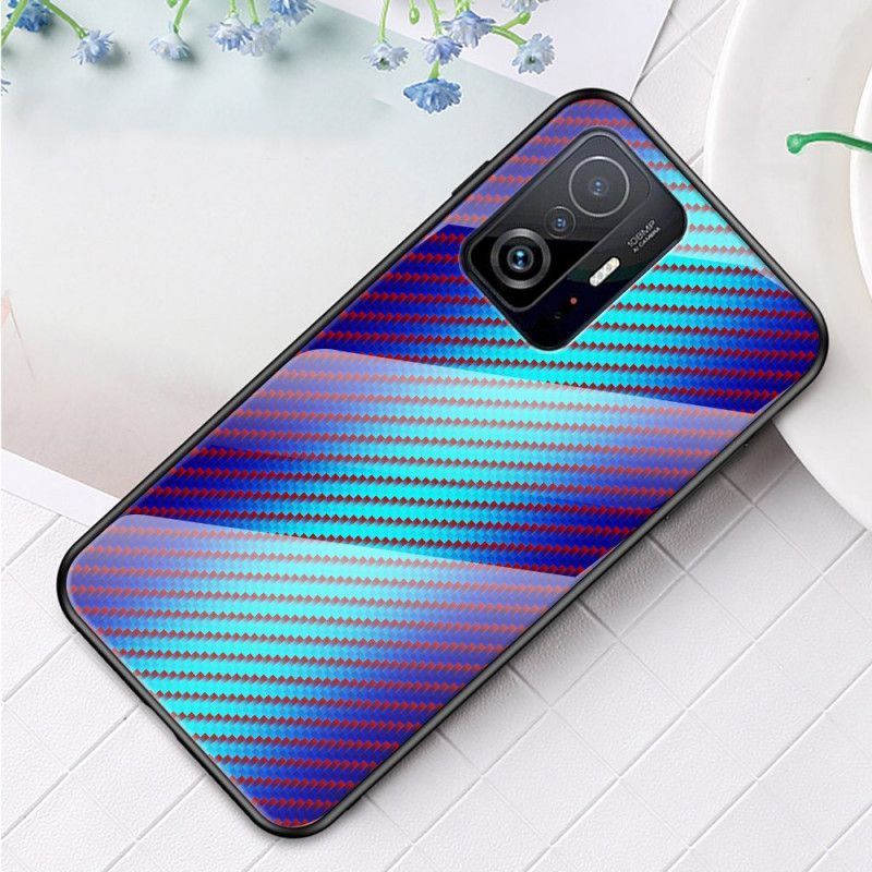 Xiaomi 11t / 11t Pro Pouzdro Z Tvrzeného Skla Z Uhlíkových Vláken