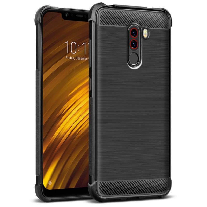 Xiaomi Kryt Pocophone F1 Pouzdro Imak Z Kartáčovaného Uhlíkového Vlákna