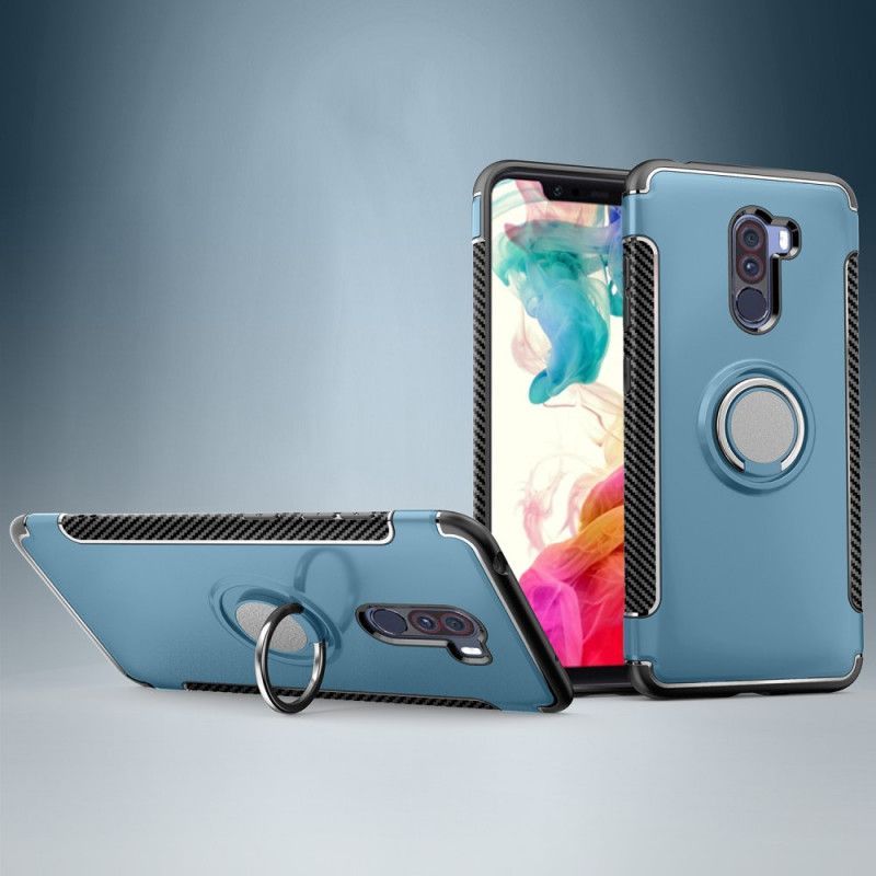 Xiaomi Kryt Pocophone F1 Pouzdro S Magnetickým Kroužkem Z Uhlíkových Vláken